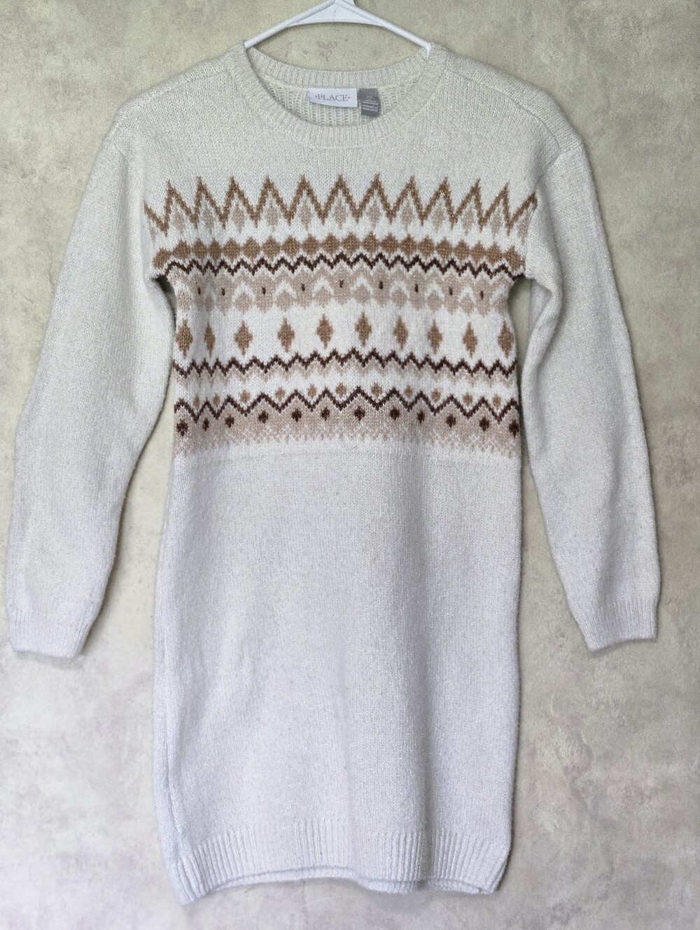 Girls Childrens Place Mommy And Me Fairisle Sweater Dress Size 14